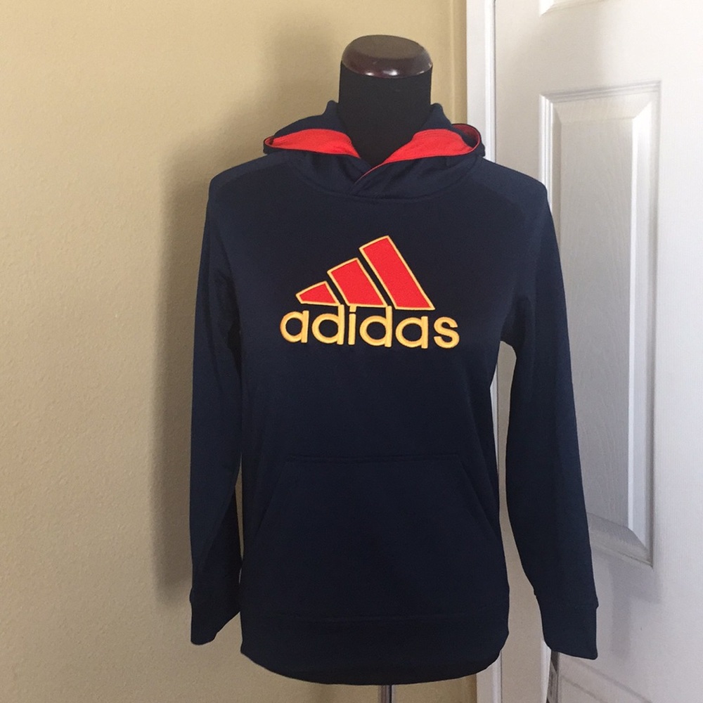 New BOYS ADIDAS SWEATSHIRT PULLOVER M MEDIUM 10/12
